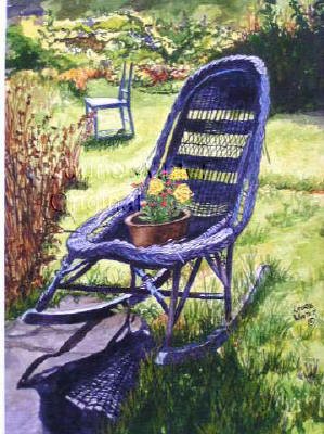 The Old Wicker Chair